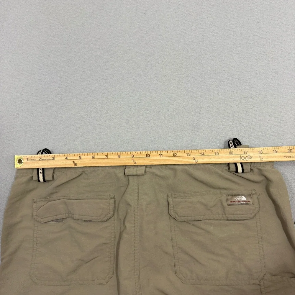The North Face Pants Men's Large Tan Convertible Zip Off Cargo Hiking Outdoor